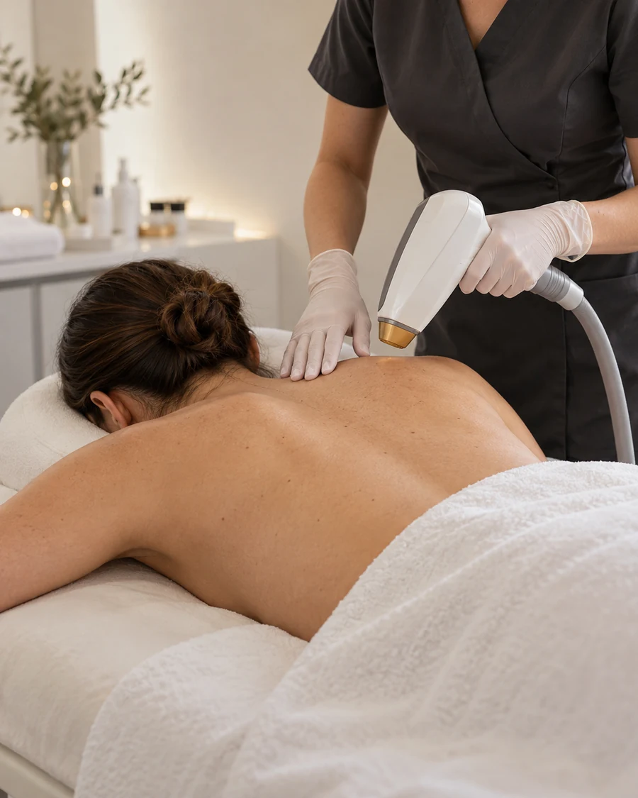 Épilation laser du dos